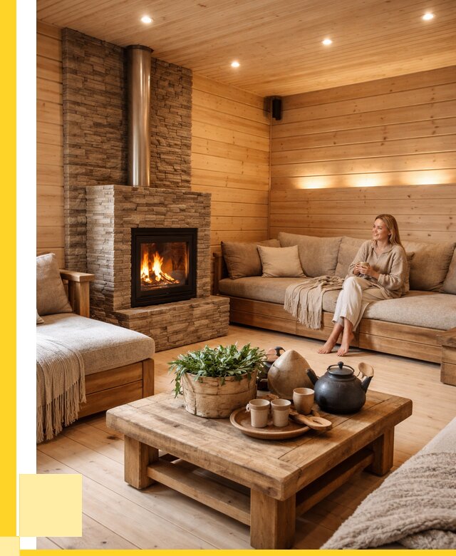 Проект бани с комнатой отдыха в Барабинске от 35550 р. | ЭриданБбн