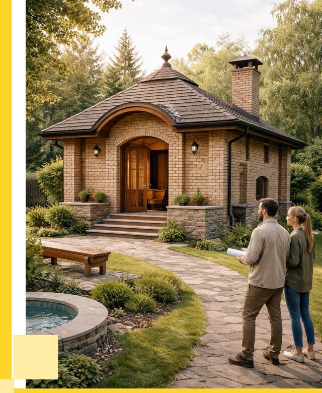 Проект кирпичной бани в Барабинске от 30471 р. | ЭриданБбн