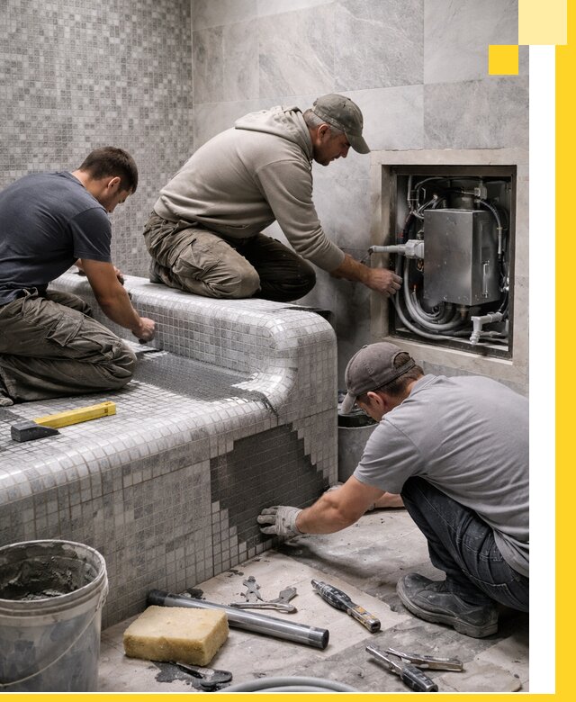 Проекты хамамов под ключ в Барабинске и дизайн и строительство