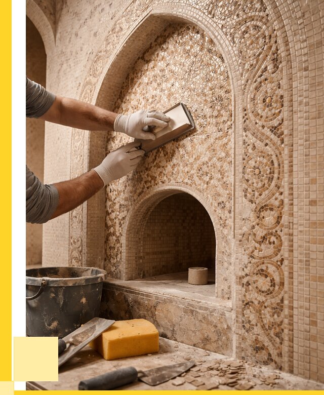 Мозаика для хамама в Барабинске под ключ от 5079 р. | ЭриданБбн