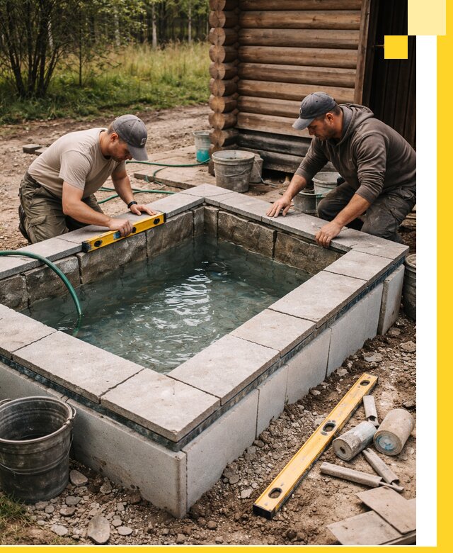 Изготовление и установка холодных купелей под ключ в Барабинске