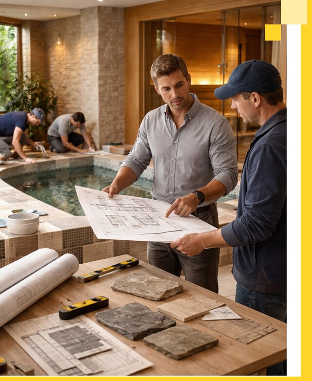 Проектирование SPA зон под ключ в Барабинске с инженерией