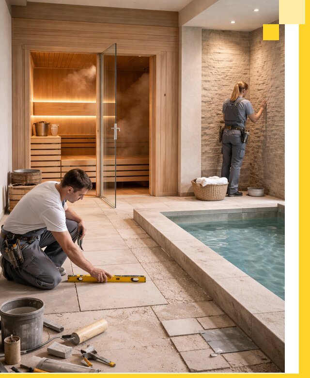 Комплексный дизайн и отделка интерьеров SPA под ключ в Барабинске